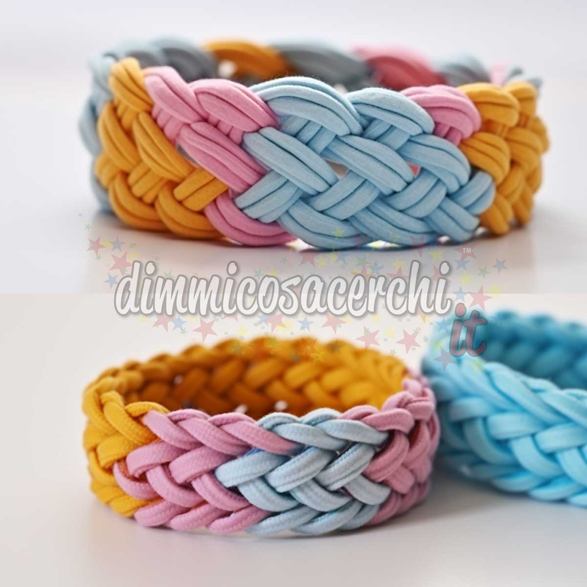 bracciali fai da te in cotone