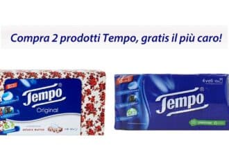 cashback fazzoletti Tempo