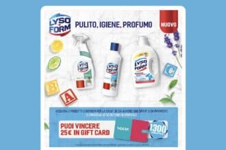 Concorso Lysoform "Pulito, Igiene, Profumo in Tigotà"