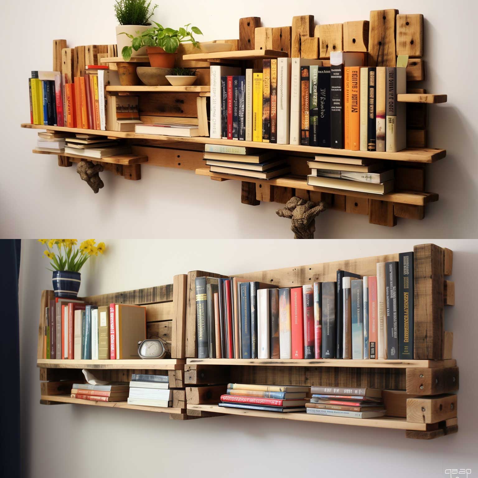 Librerie creative con pallet