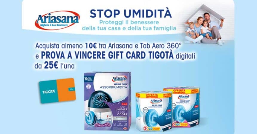 Ariasana stop umidità per te in Tigotà