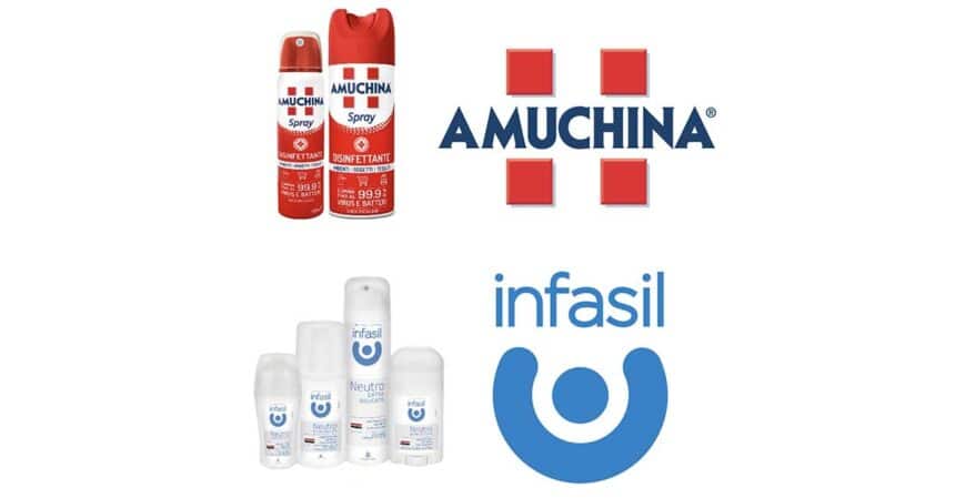 Buoni sconto Infasil e Amuchina
