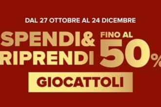 Carrefour spendi e riprendi giocattoli 2023