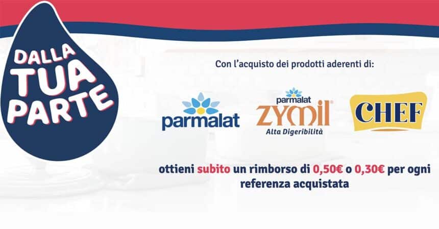 Cashback Parmalat "Dalla tua parte