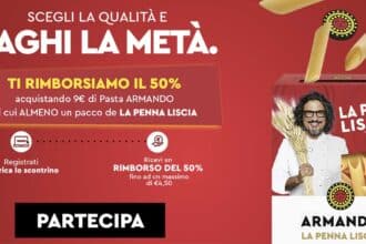 Cashback pasta Armando