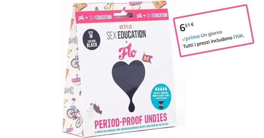 Mutande Mestruali FLO X Education