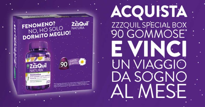 Vinci un viaggio alle Maldive con Zzzquil