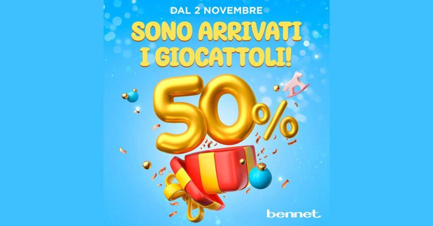 Bennet spendi e riprendi giocattoli