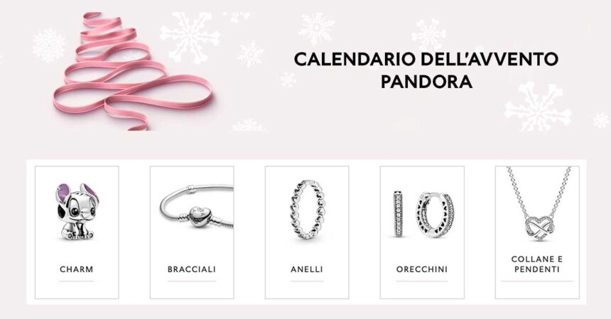 Calendario dell'Avvento Pandora