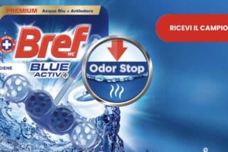 Campioni omaggio Bref Blue Activ+ WC