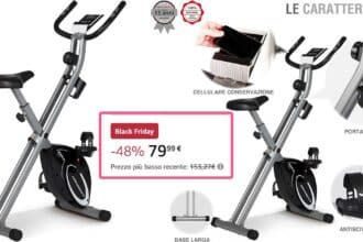 cyclette pieghevole Ultrasport