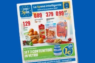 Promozione Eurospin: set 3 contenitori in vetro a 1€