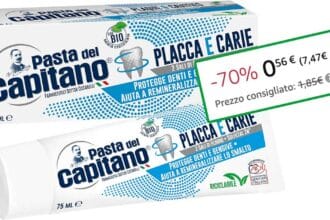 dentifricio Pasta del Capitano placca e carie