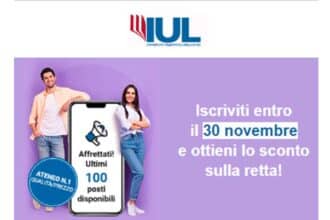 sconto università telematica IUL