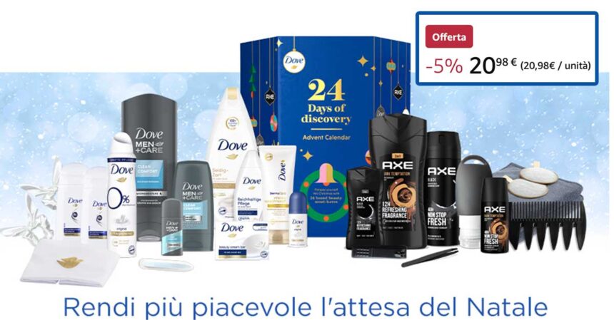 Calendario dell'Avvento AXE & Dove