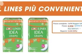 Lines Liberty sconto Amazon