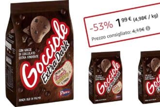 Gocciole Extra Dark in offerta su Amazon