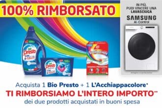 Rimborsato con Bio Presto e L’Acchiappacolore