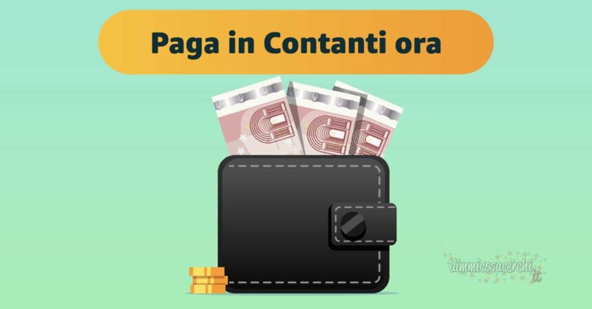 amazon pagamento in contanti