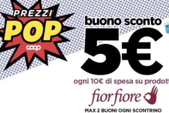 fior fiore coop sconto scontrino