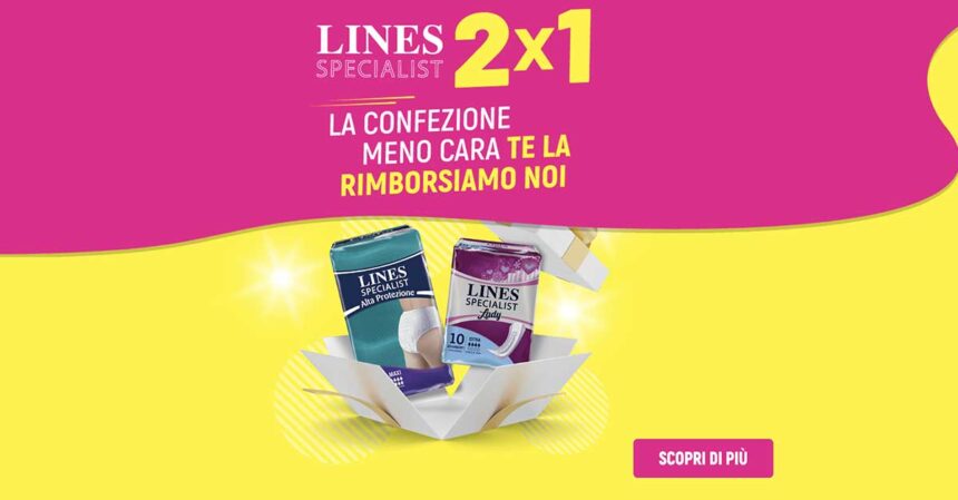 Cashback 2 x 1 Lines Specialist