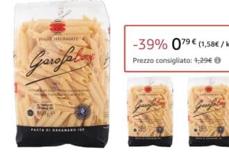 Garofalo Pasta Penne Ziti Rigate offerta Amazon