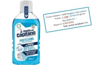 Offerta Amazon collutorio Pasta del Capitano