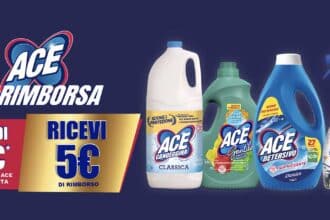 cashback Ace ti rimborsa