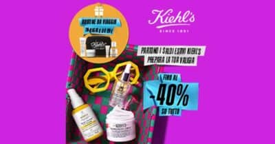 Kiehl's Summer Sales sconto fino 40% catalogo skincare estate 2026