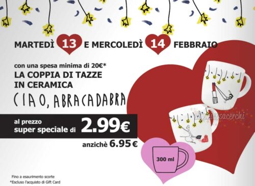 promozione speciale per San Valentino 2024 da Tigotà