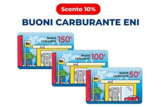 Buoni carburante Eni scontati