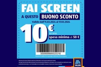 Buono sconto Aldi marzo