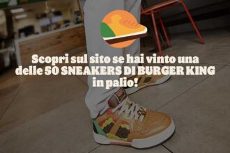 Le sneakers di Burger King