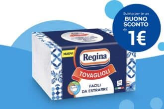 Buoni sconto tovaglioli Regina