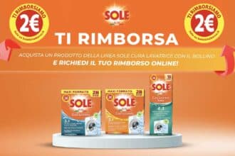 Cashback "Sole ti rimborsa"