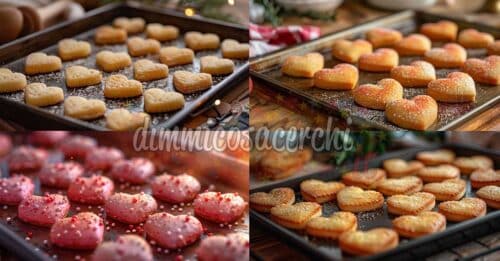 Biscotti o dolcetti salati a forma di cuore: idea regalo festa della Mamma