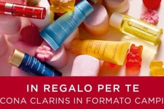 Omaggio Clarins da ritirare in profumeria