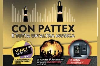 Concorso Pattex 70 anni premi instant win Spotify Ticketmaster Instax