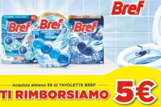 Cashback 5€ con Bref 2024