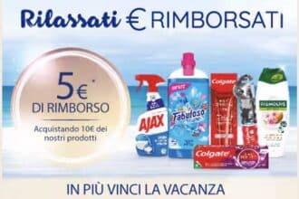 Cashback Colgate "Rilassati e rimborsati