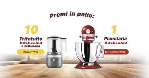 Con Parmacotto vinci KitchenAid