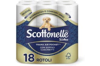 Scottenelle 18 rotoli offerta Amazon