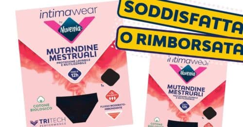 Soddisfatti o rimborsati mutandine mestruali Nuvenia