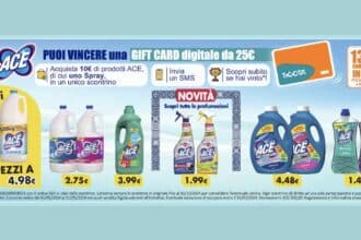 Concorso Ace: vinci gift card da 25€ in Tigotà