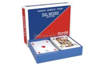 Rivista CHI con carte da gioco Dal Negro Monge