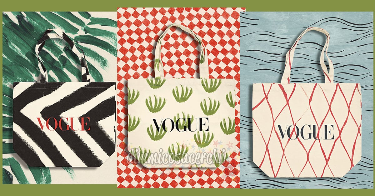 Intreccio Vogue Canvas Ribbon Borsa