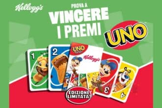 Vinci le carte UNO personalizzate Kellogg’s