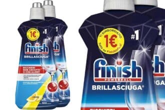 Finish Brillantante: offerta Amazon + cashback