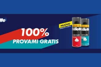 Gillette cashback schiume