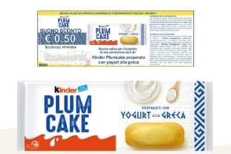 Buoni sconto Kinder Plumcake
